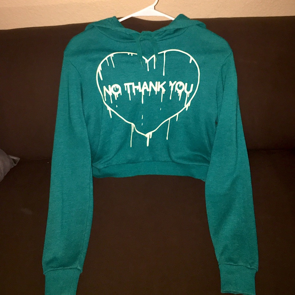 •Forever 21• sweatshirt crop top
